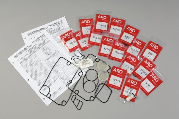 ARO 637421 air section repair kit for 2-inch and 3-inch metallic EXP Series diaphragm pumps